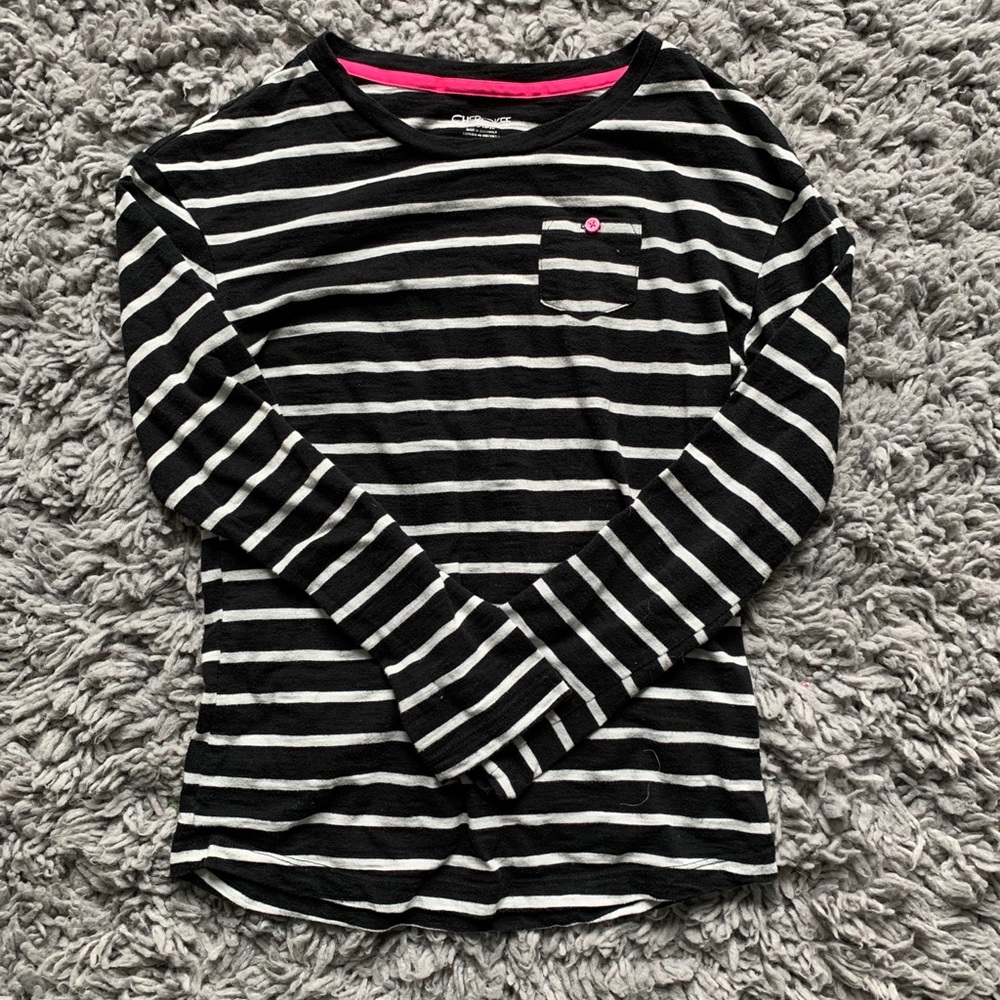 Girls Striped Long Sleeve